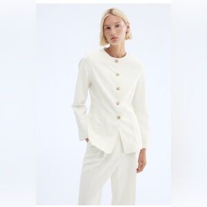 ELEGANT LINEN-BLEND JACKET WOMEN’S JACKET